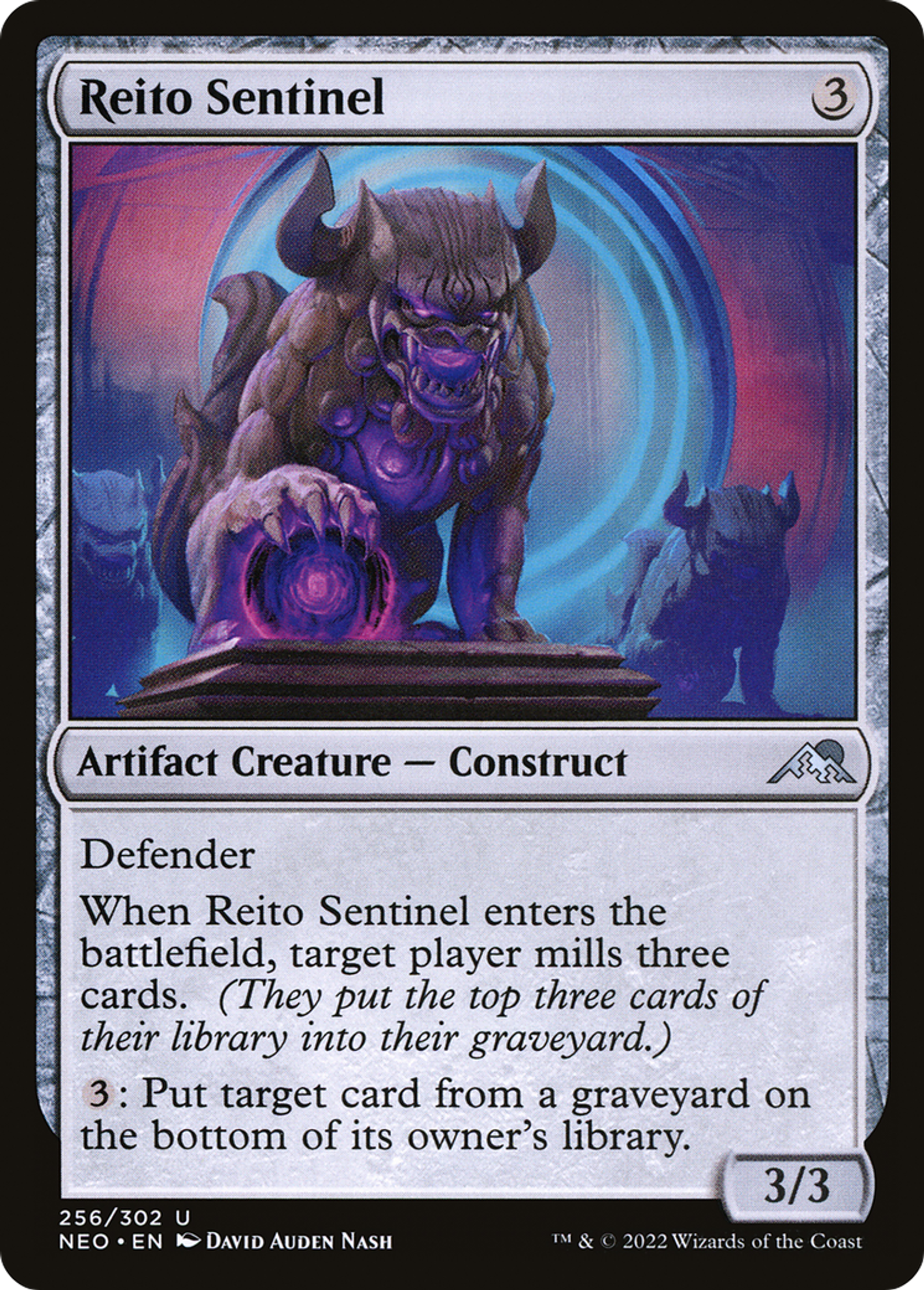 Reito Sentinel — Kamigawa: Neon Dynasty — Magic: The Gathering