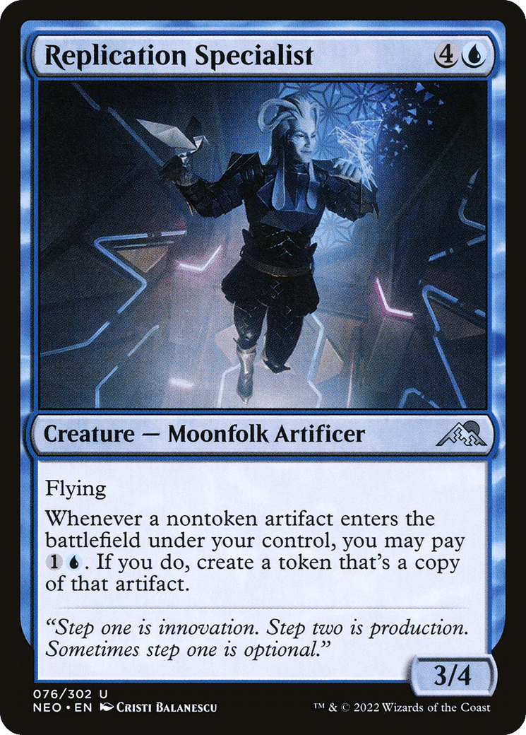 Replication Specialist — Kamigawa: Neon Dynasty — Magic: The Gathering