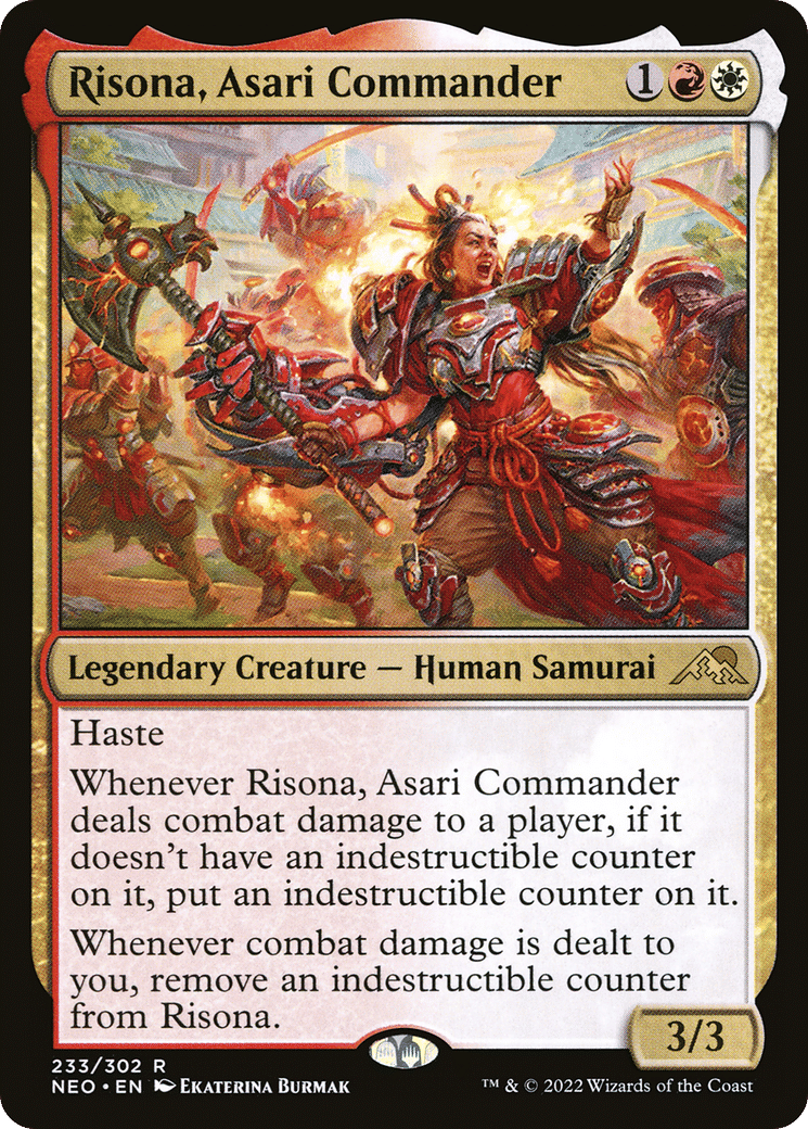 Risona, Asari Commander — Kamigawa: Neon Dynasty — Magic: The Gathering