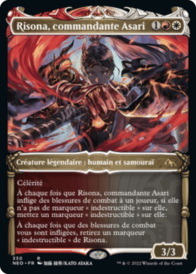 Risona, commandante Asari — Kamigawa: Neon Dynasty — Magic: The Gathering