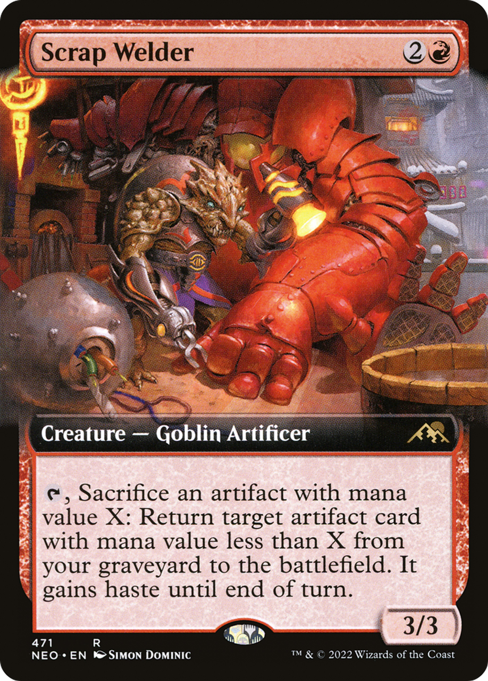Soudeur de ferraille — Kamigawa: Neon Dynasty — Magic: The Gathering