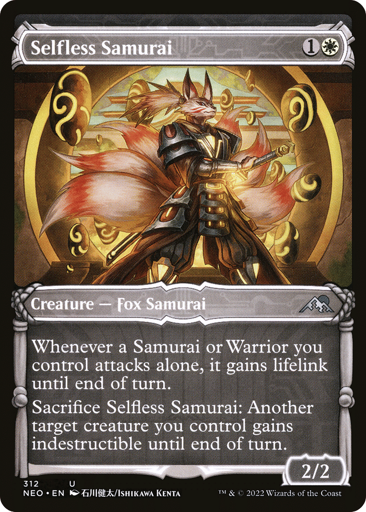 Selfless Samurai — Kamigawa: Neon Dynasty — Magic: The Gathering