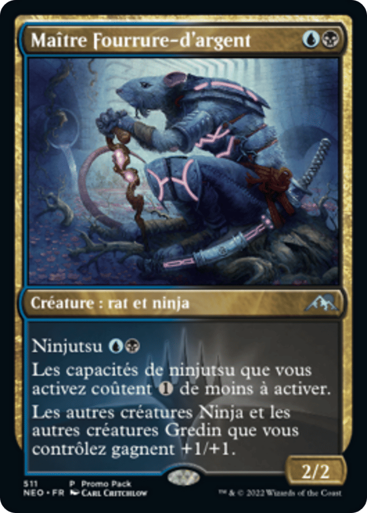 Maître Fourrure-d'argent — Kamigawa: Neon Dynasty — Magic: The Gathering