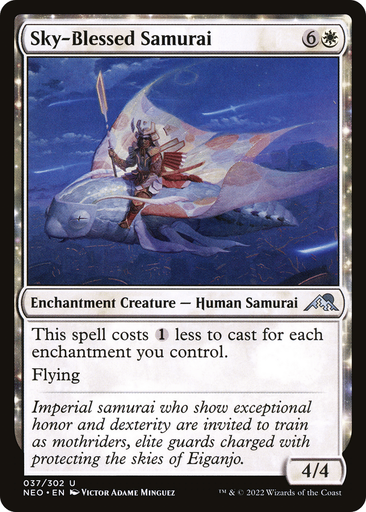 Sky-Blessed Samurai — Kamigawa: Neon Dynasty — Magic: The Gathering