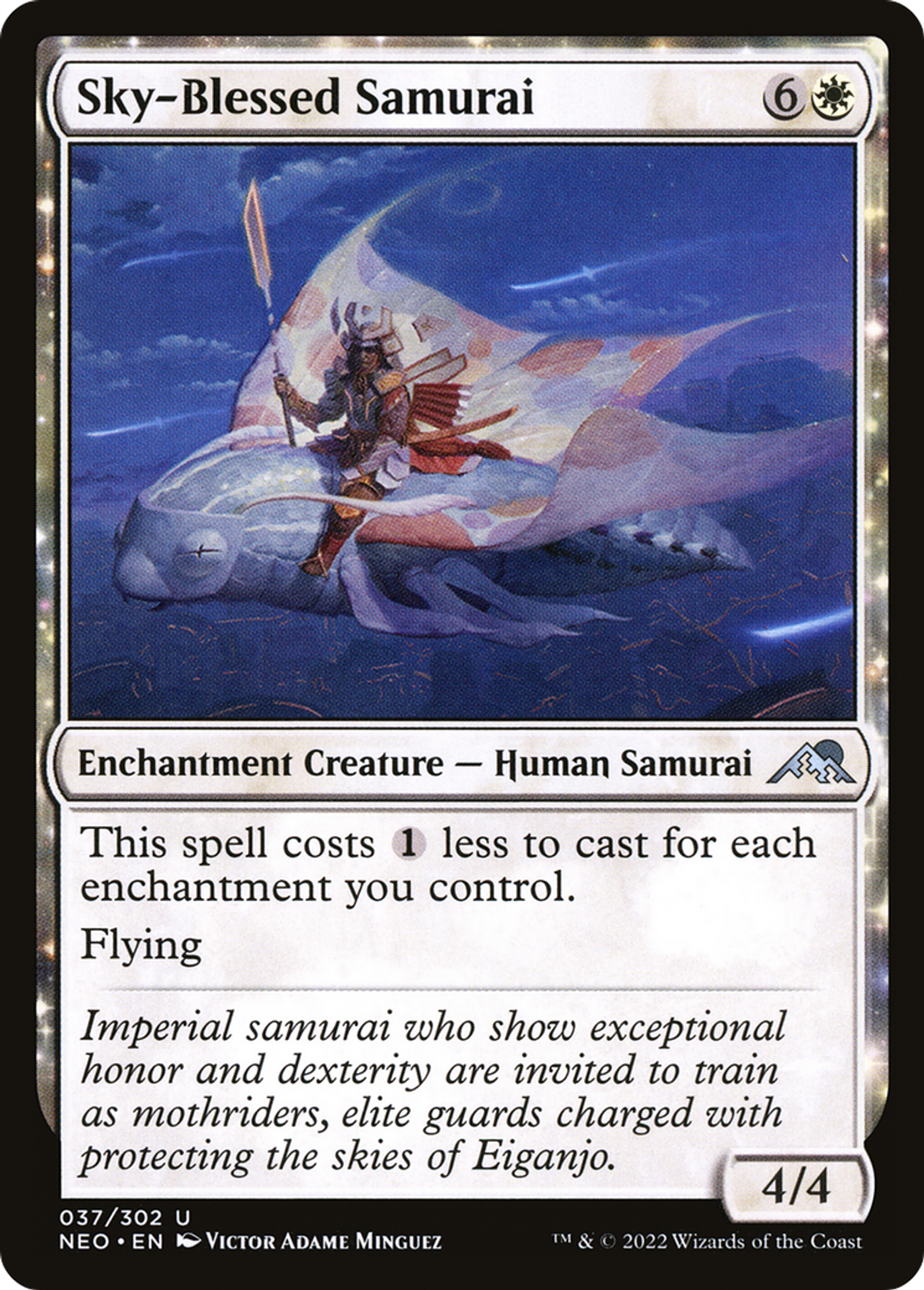Sky-Blessed Samurai — Kamigawa: Neon Dynasty — Magic: The Gathering