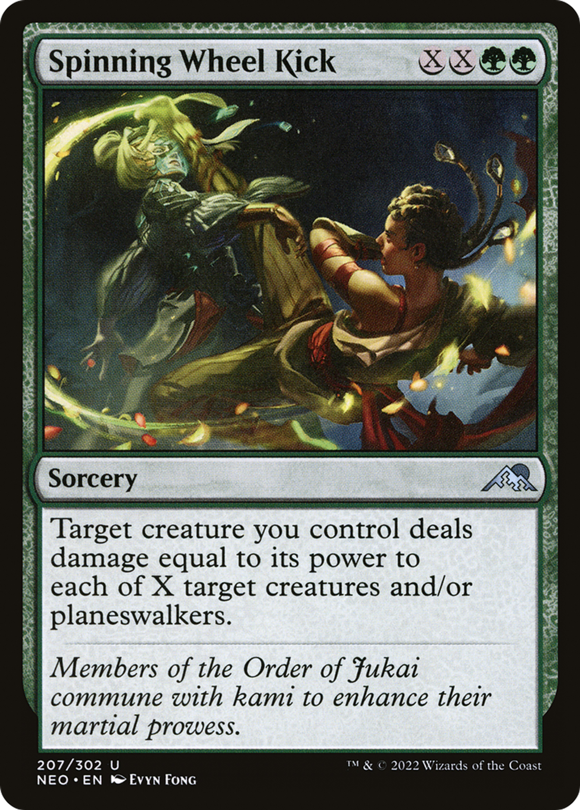 Spinning Wheel Kick — Kamigawa: Neon Dynasty — Magic: The Gathering