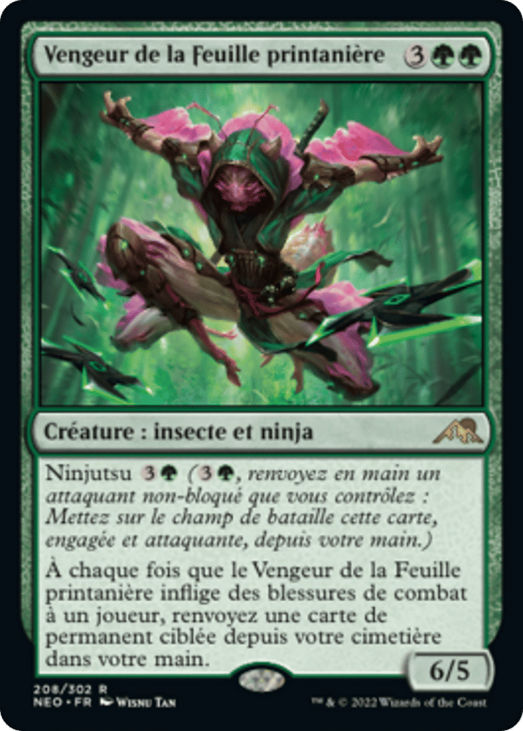 Vengeur de la Feuille printanière — Kamigawa: Neon Dynasty — Magic: The Gathering