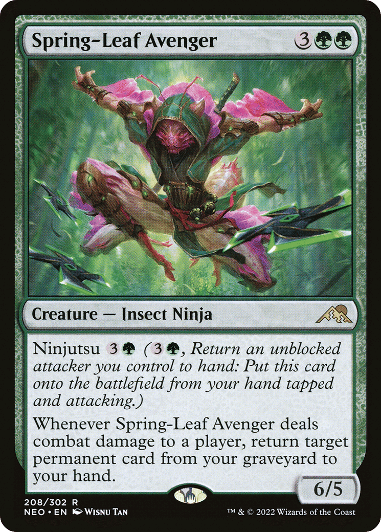 Spring-Leaf Avenger — Kamigawa: Neon Dynasty — Magic: The Gathering