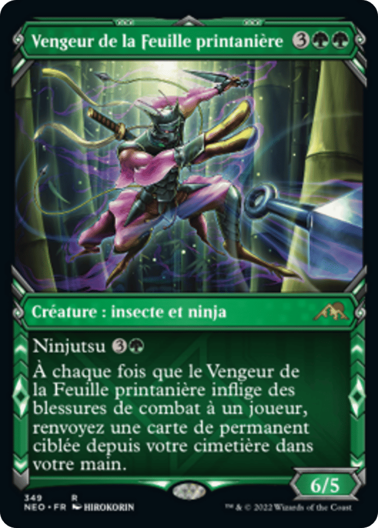 Vengeur de la Feuille printanière — Kamigawa: Neon Dynasty — Magic: The Gathering