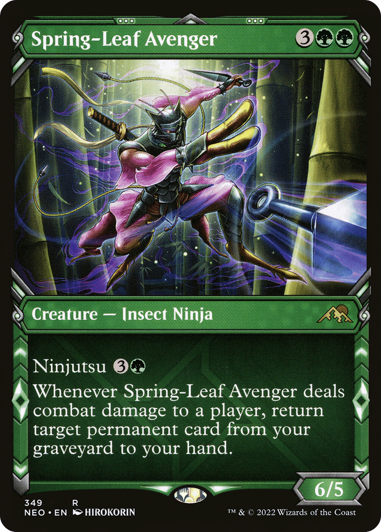 Spring-Leaf Avenger — Kamigawa: Neon Dynasty — Magic: The Gathering
