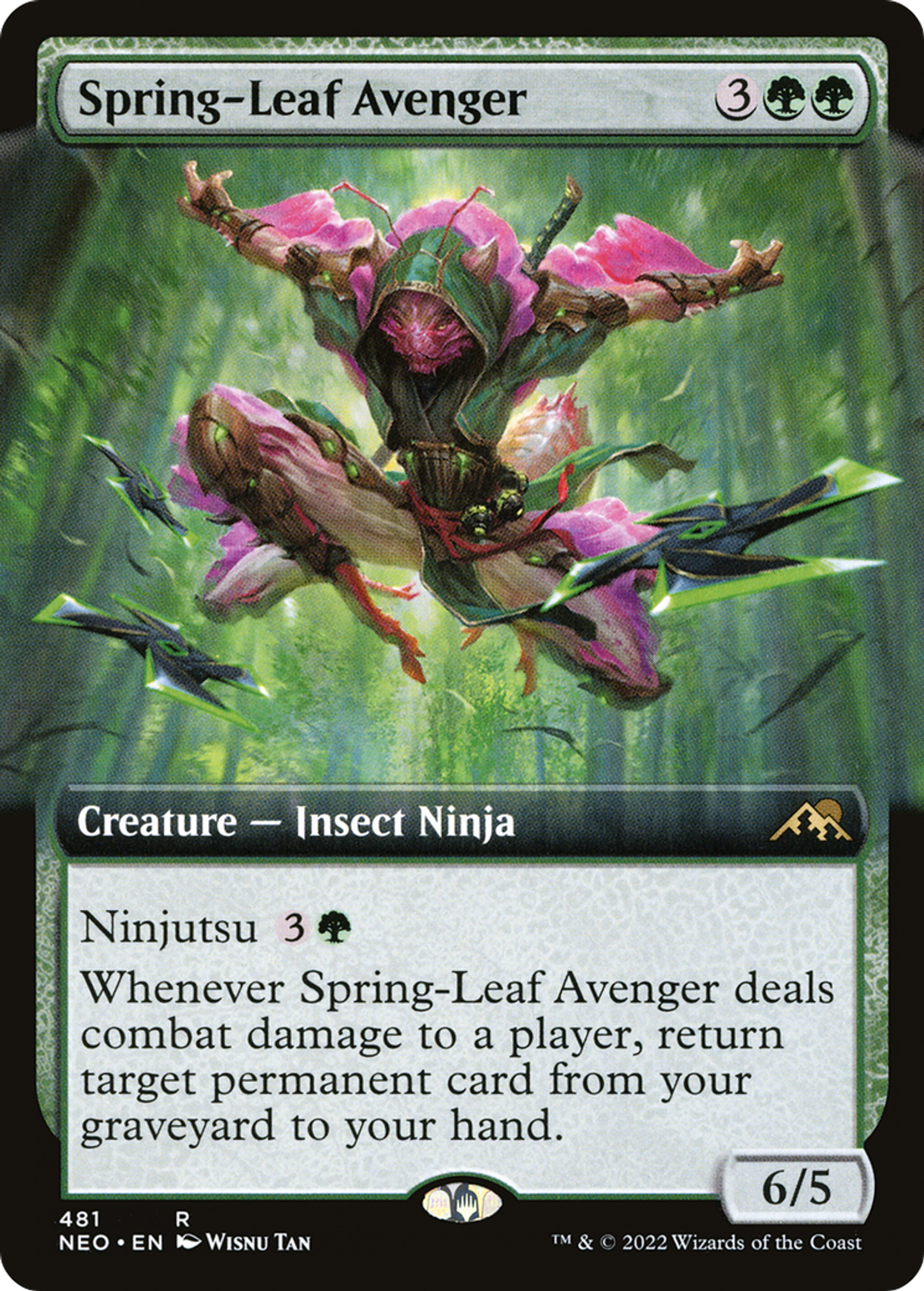 Vengeur de la Feuille printanière — Kamigawa: Neon Dynasty — Magic: The Gathering
