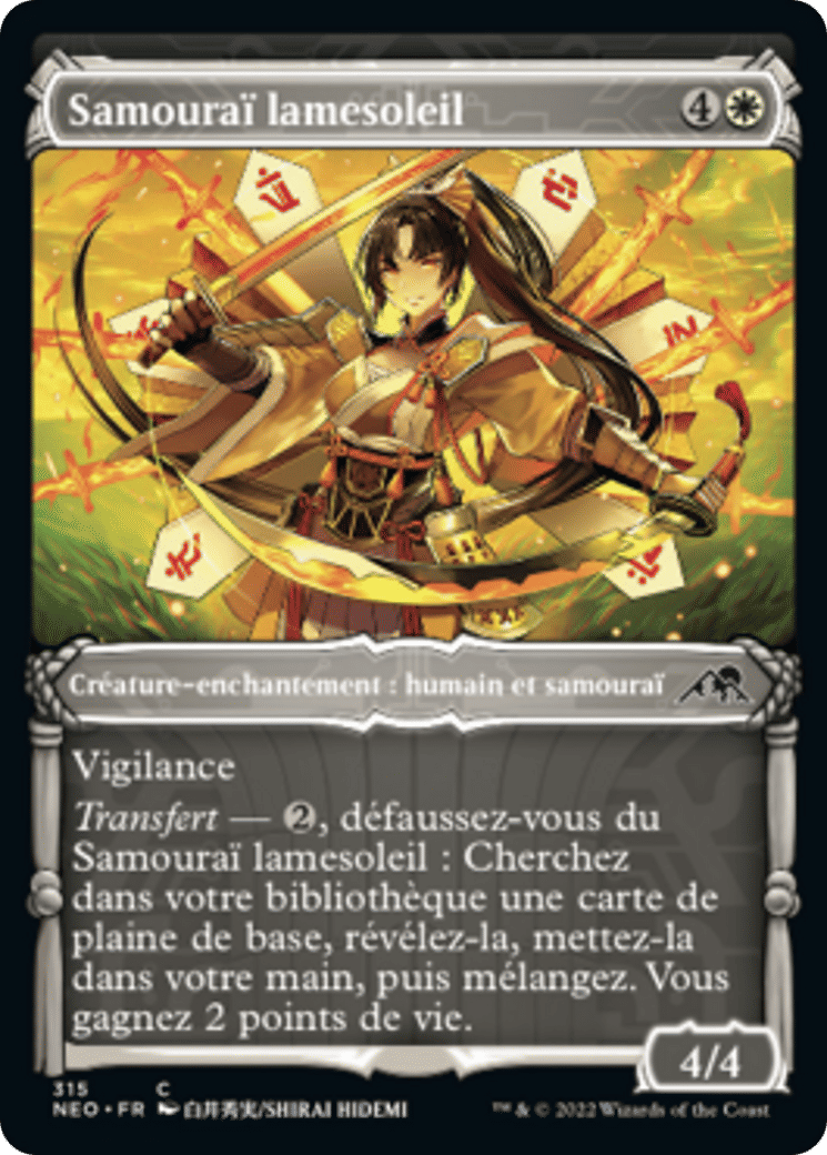 Samouraï lamesoleil — Kamigawa: Neon Dynasty — Magic: The Gathering