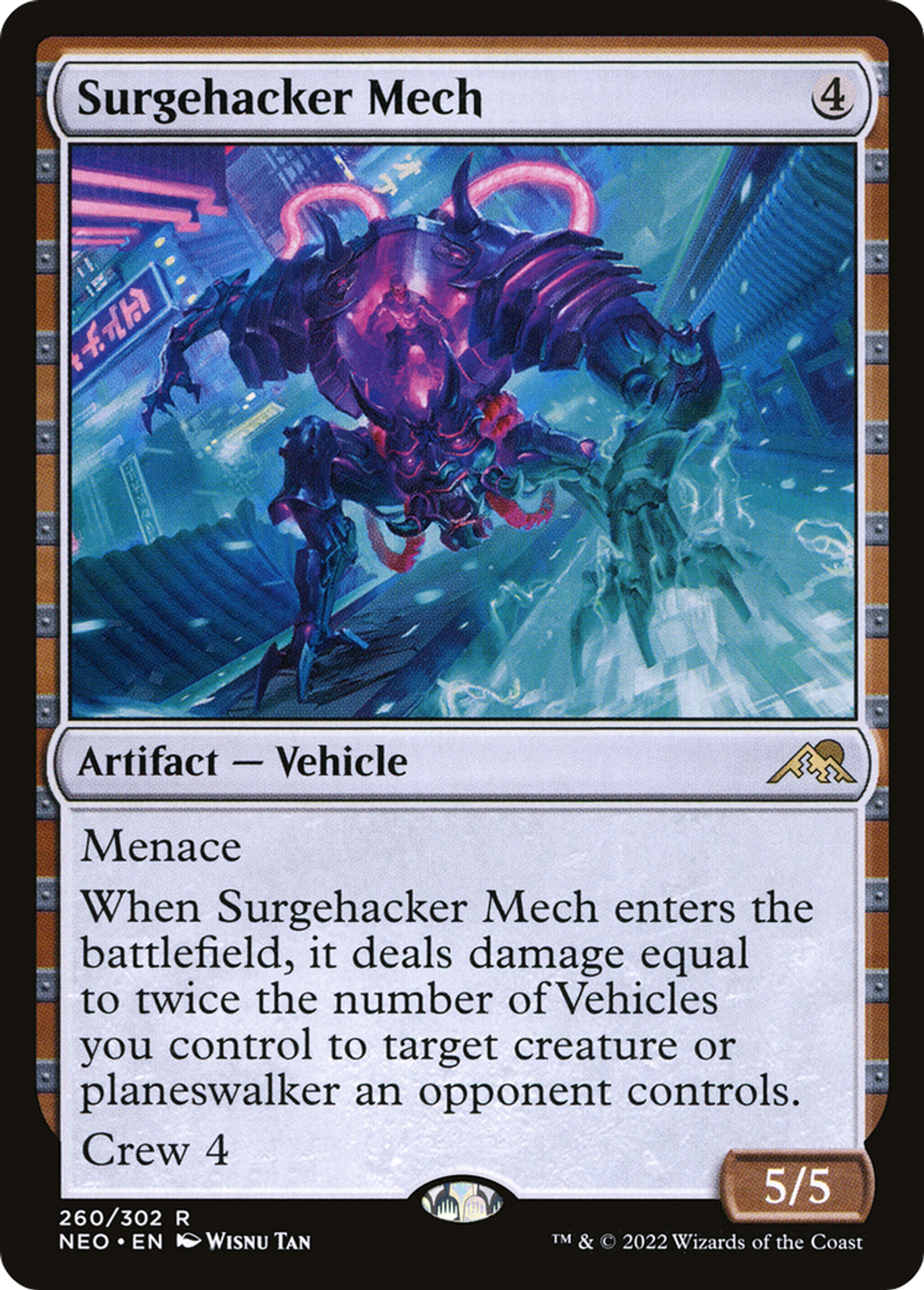 Surgehacker Mech — Kamigawa: Neon Dynasty — Magic: The Gathering