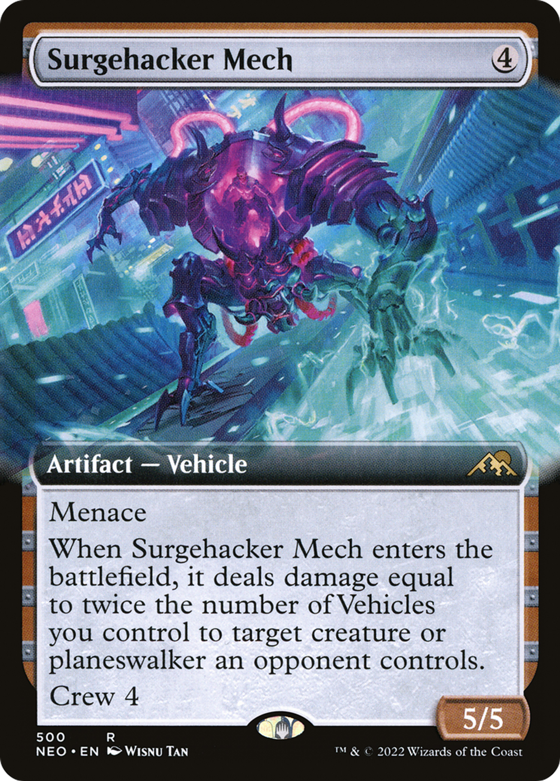 Mecha hackeur d'énergie — Kamigawa: Neon Dynasty — Magic: The Gathering