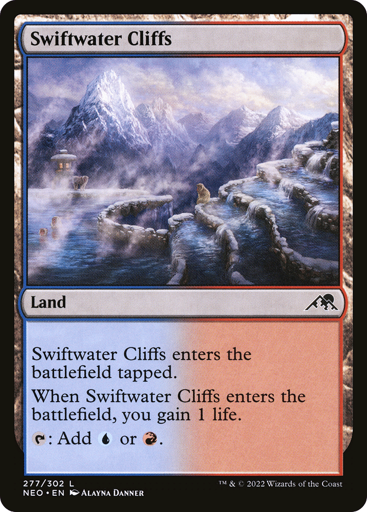 Swiftwater Cliffs — Kamigawa: Neon Dynasty — Magic: The Gathering