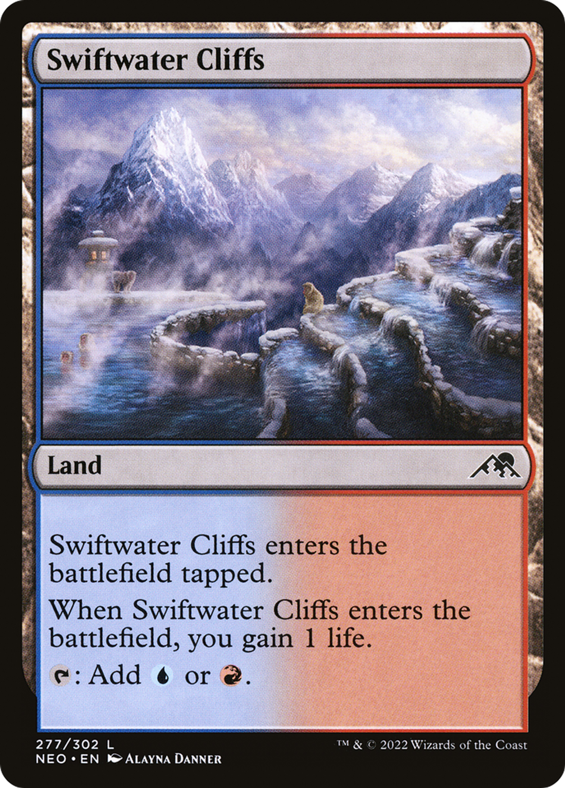 Swiftwater Cliffs — Kamigawa: Neon Dynasty — Magic: The Gathering
