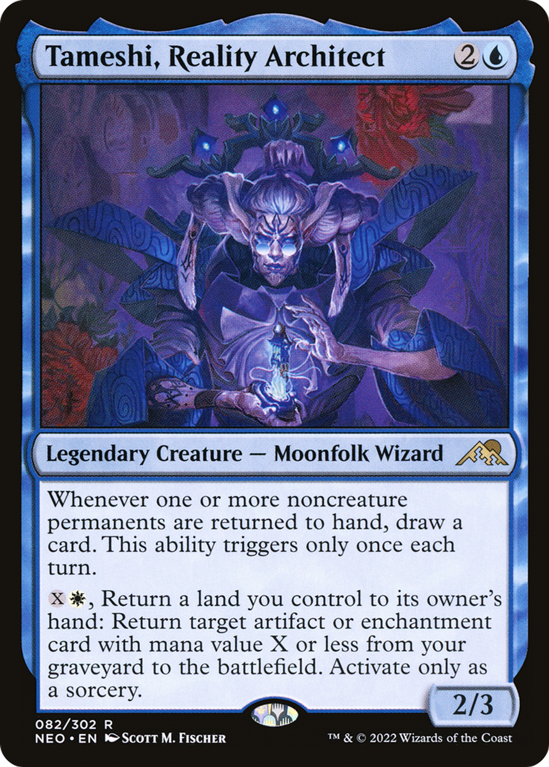 Tameshi, Reality Architect — Kamigawa: Neon Dynasty — Magic: The Gathering