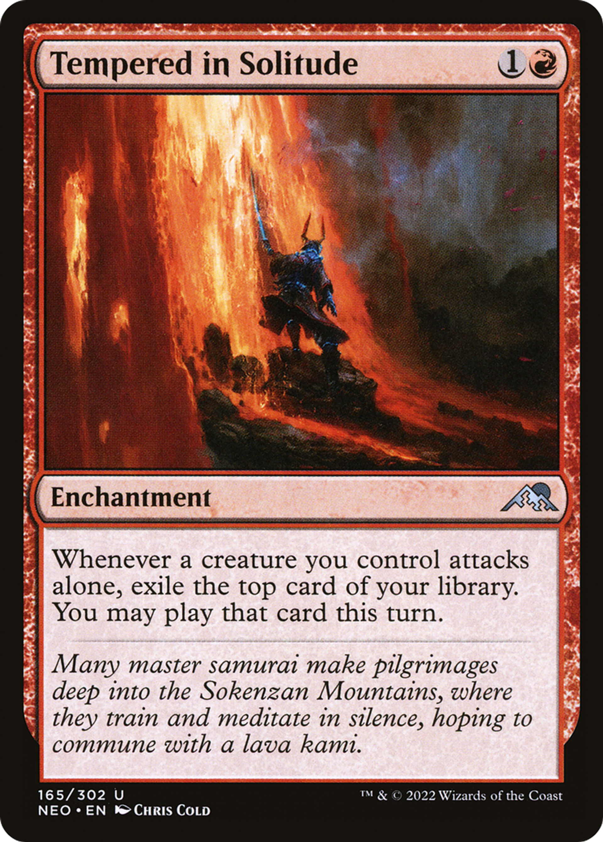 Trempé dans la solitude — Kamigawa: Neon Dynasty — Magic: The Gathering
