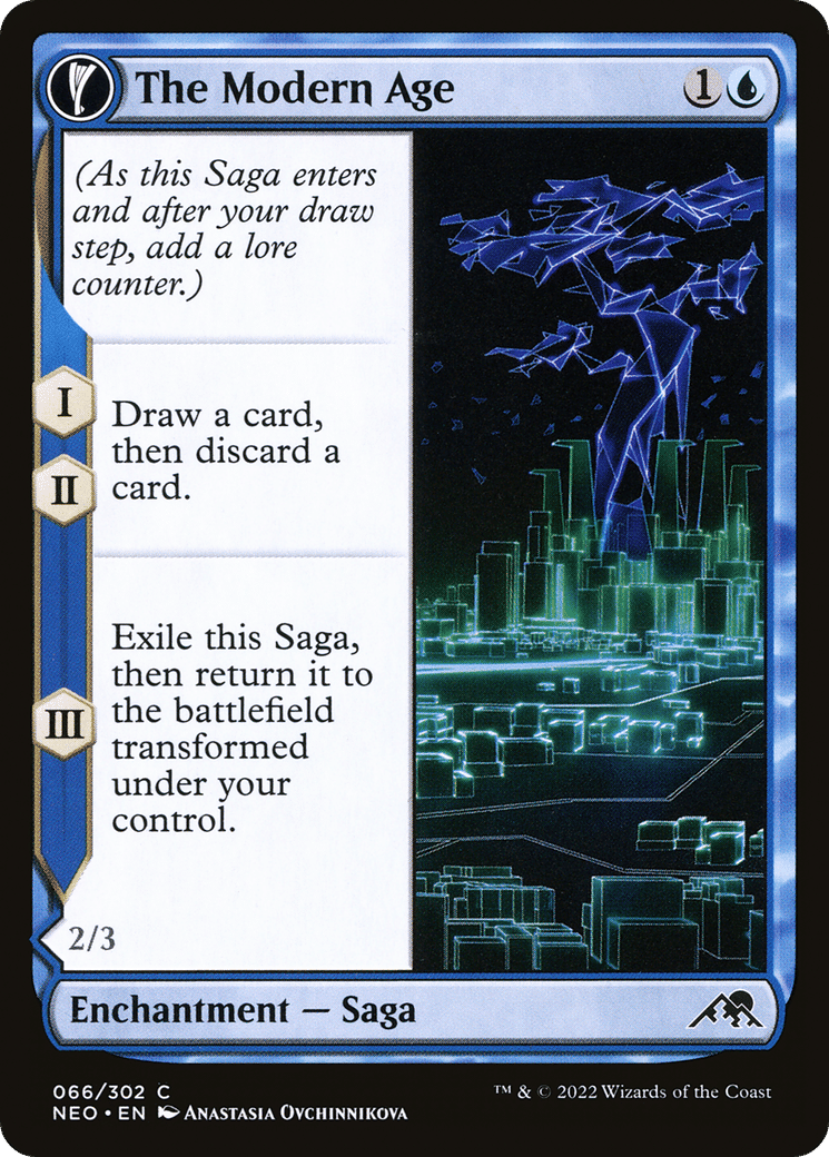 The Modern Age // Vector Glider — Kamigawa: Neon Dynasty — Magic: The Gathering