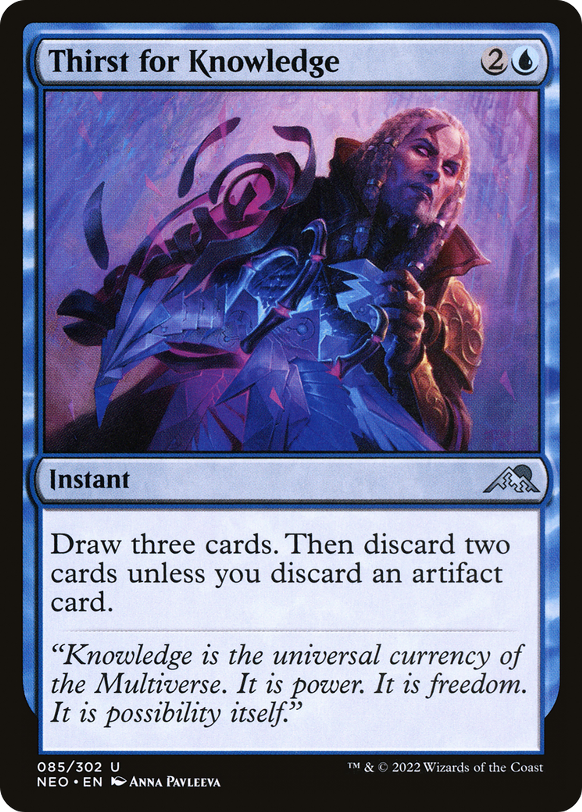 Thirst for Knowledge — Kamigawa: Neon Dynasty — Magic: The Gathering