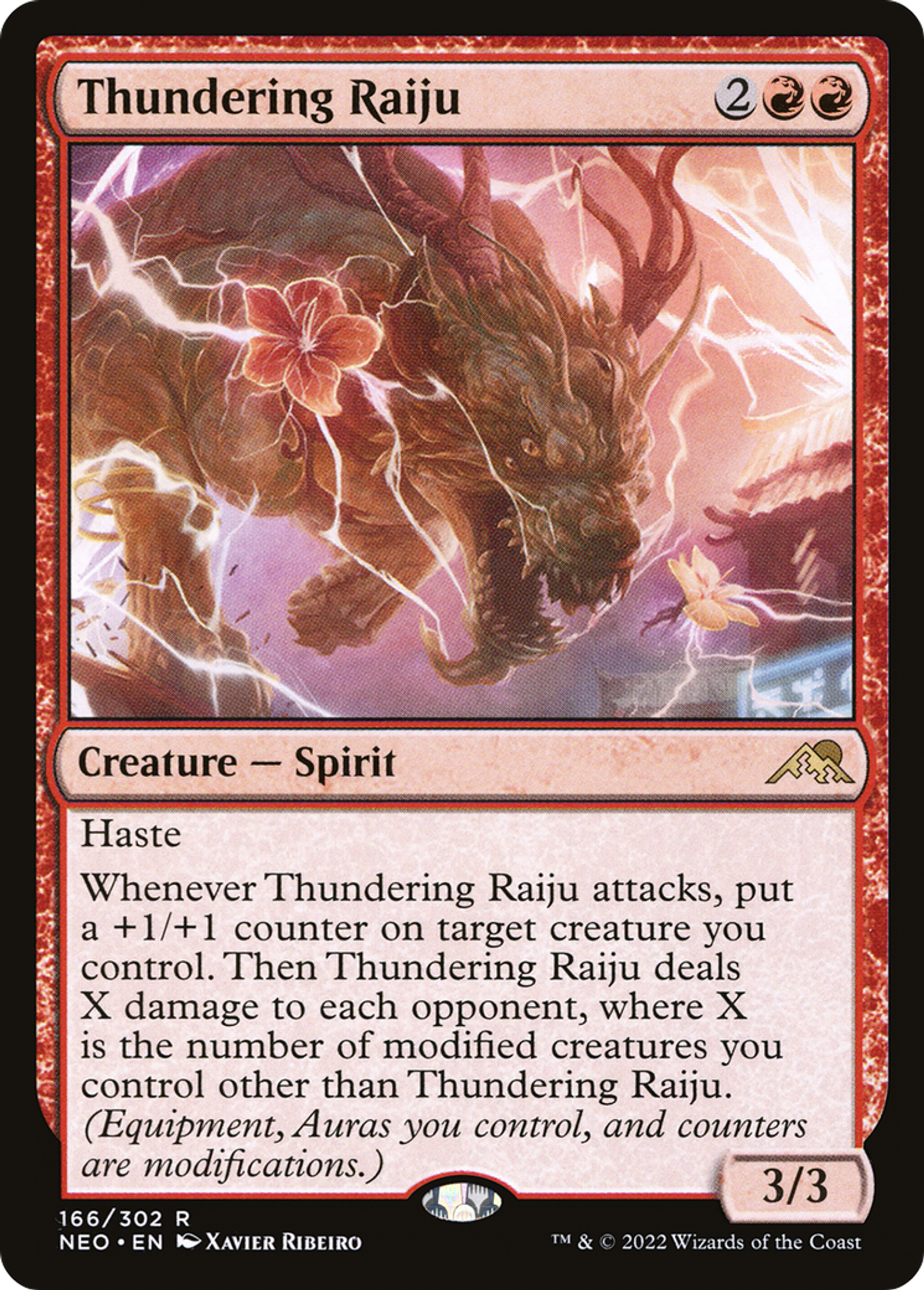 Raiju fulminant — Kamigawa: Neon Dynasty — Magic: The Gathering