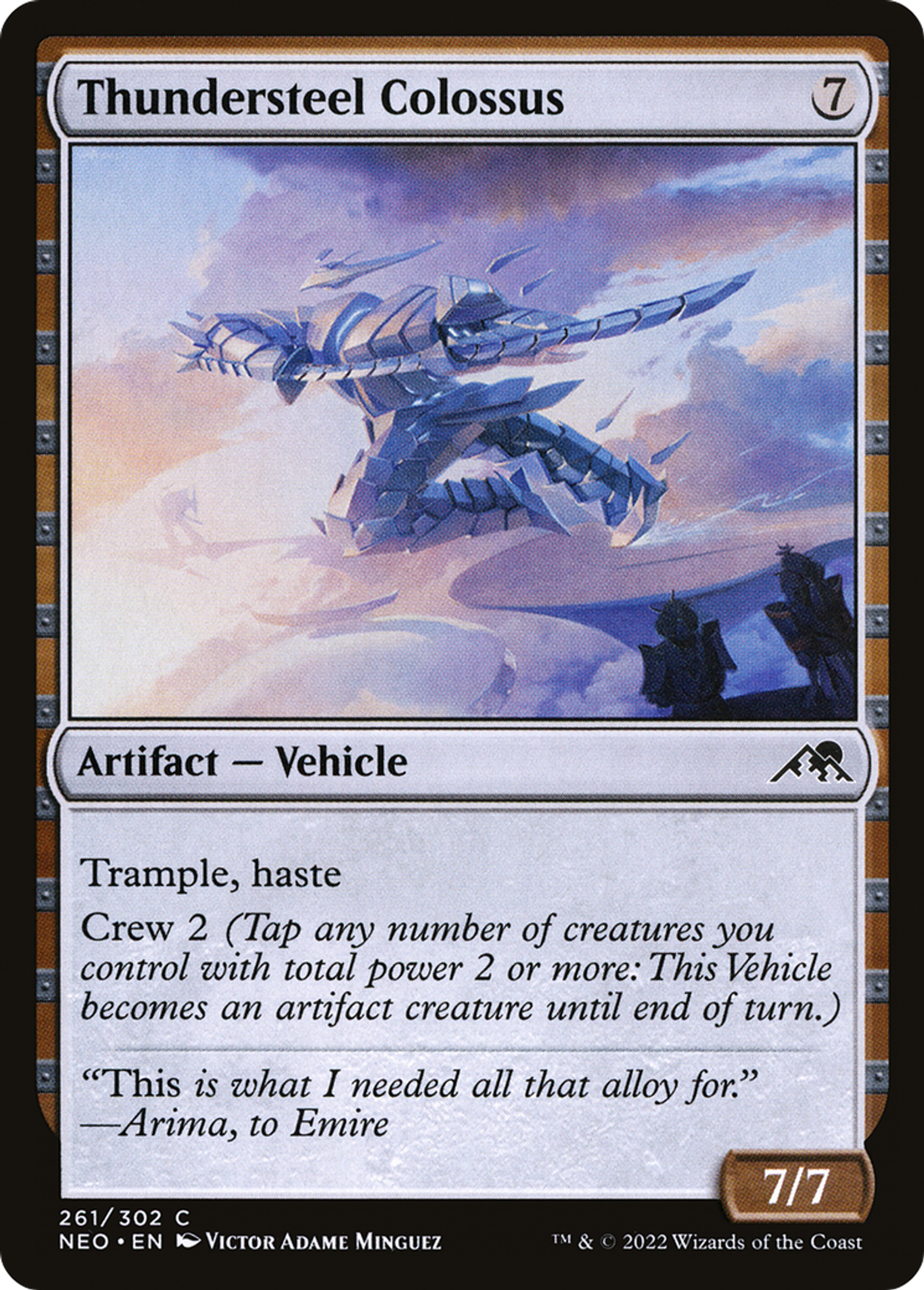 Colosse de foudracier — Kamigawa: Neon Dynasty — Magic: The Gathering