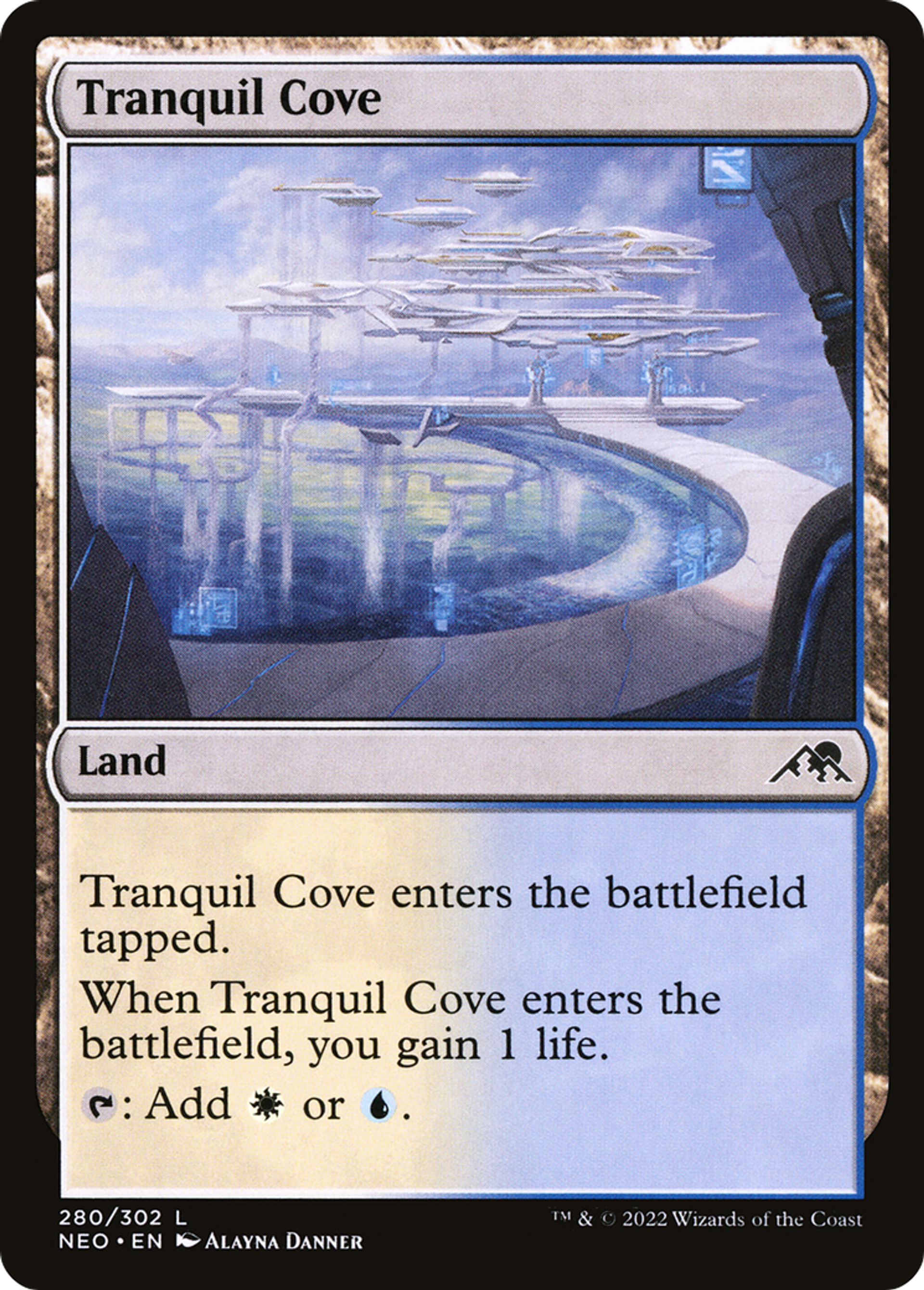 Tranquil Cove — Kamigawa: Neon Dynasty — Magic: The Gathering