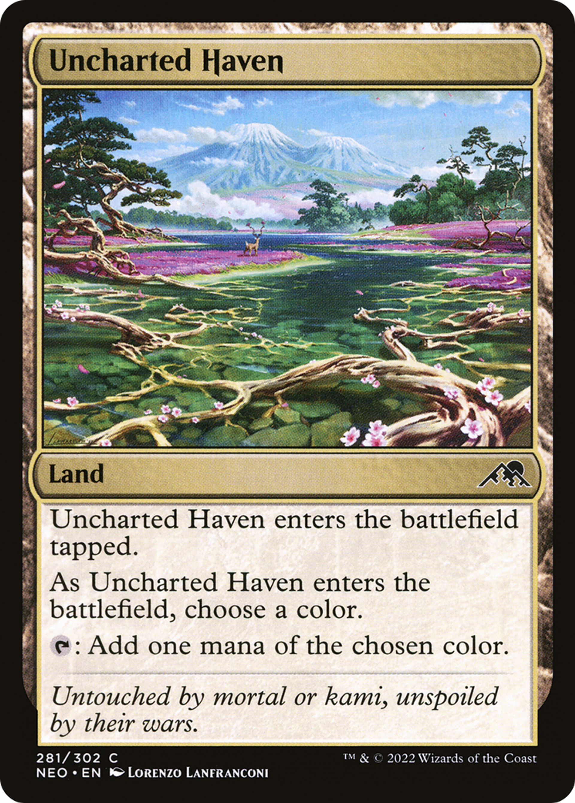 Havre inexploré — Kamigawa: Neon Dynasty — Magic: The Gathering