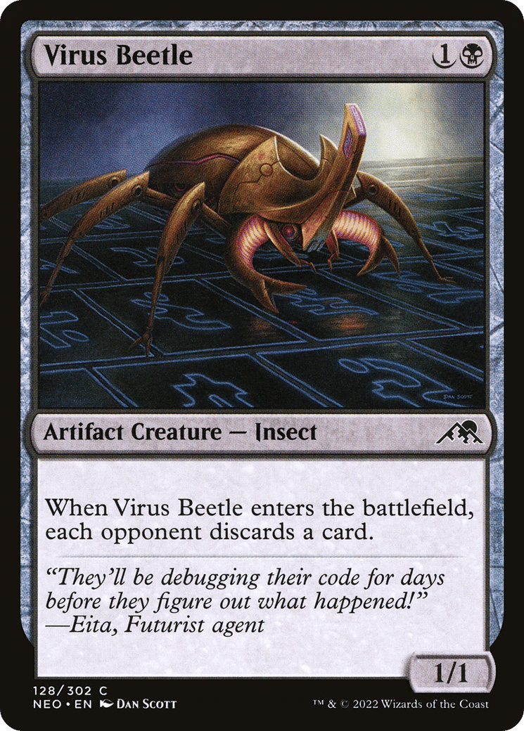 Virus Beetle — Kamigawa: Neon Dynasty — Magic: The Gathering