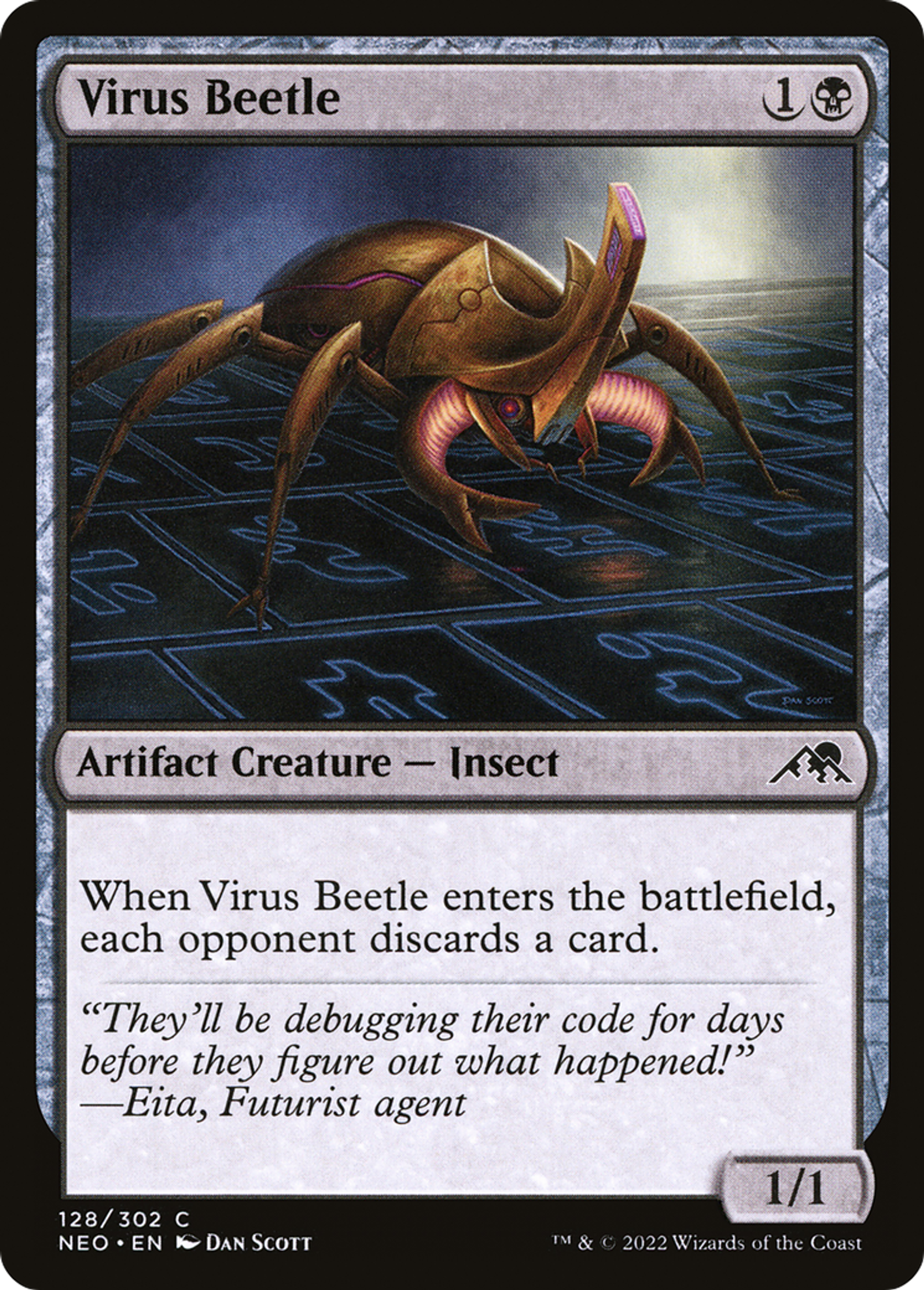 Virus Beetle — Kamigawa: Neon Dynasty — Magic: The Gathering