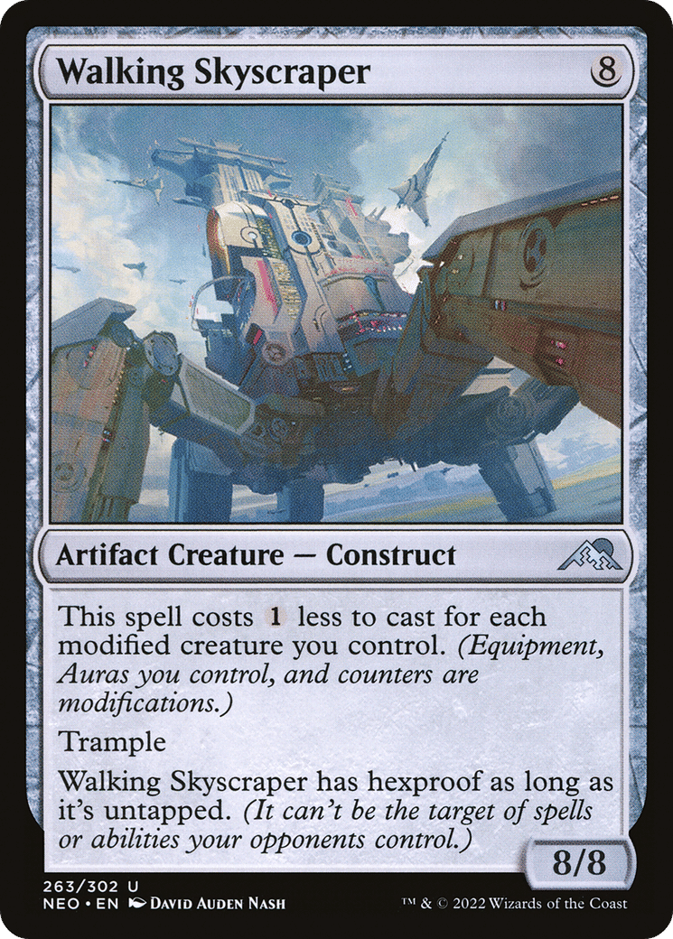 Walking Skyscraper — Kamigawa: Neon Dynasty — Magic: The Gathering