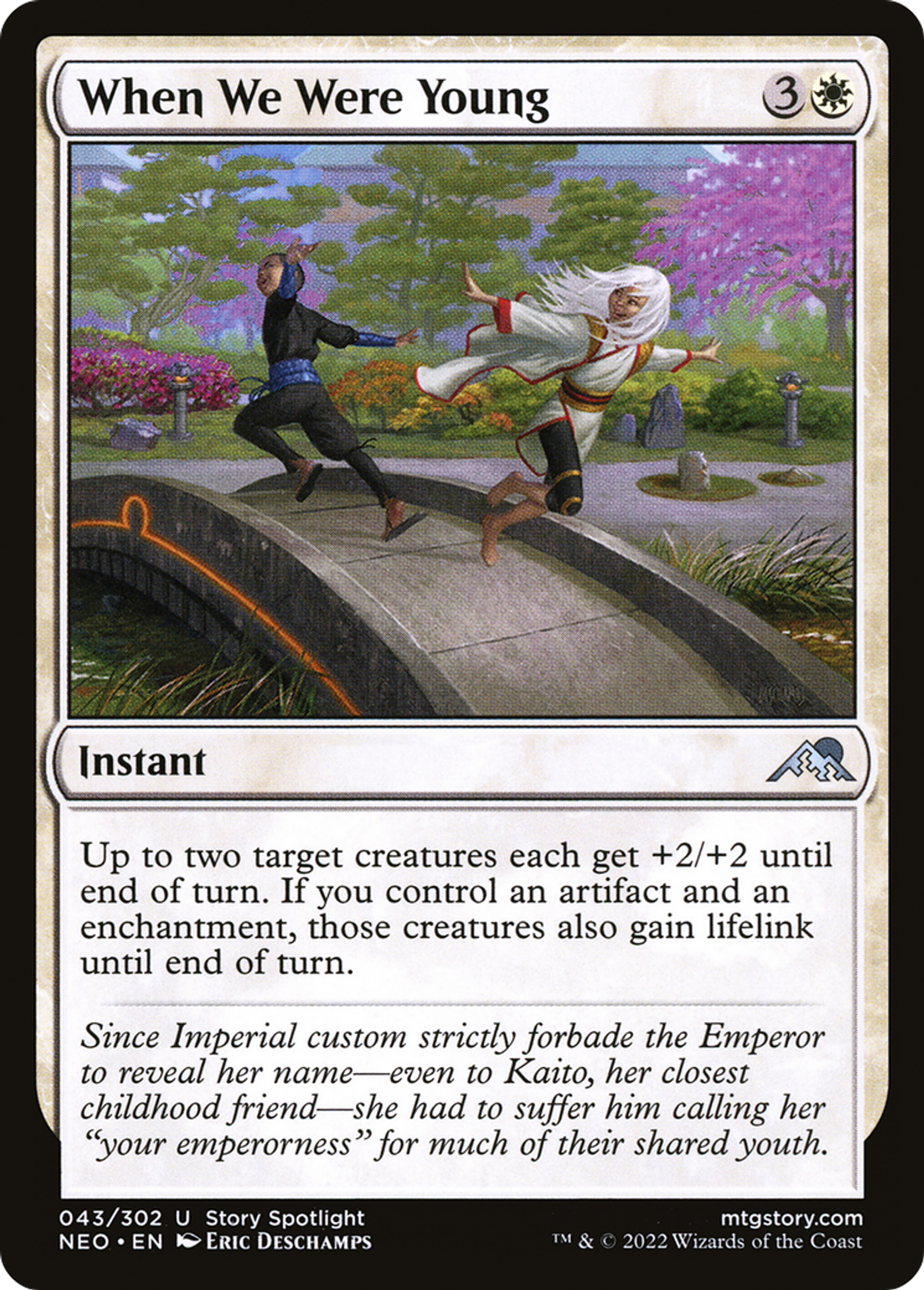 Quand nous étions enfants — Kamigawa: Neon Dynasty — Magic: The Gathering