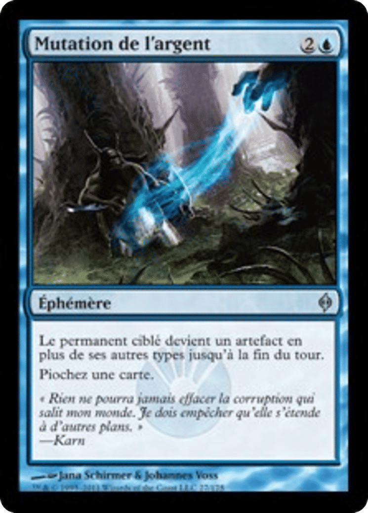 Mutation de l'argent — New Phyrexia — Magic: The Gathering