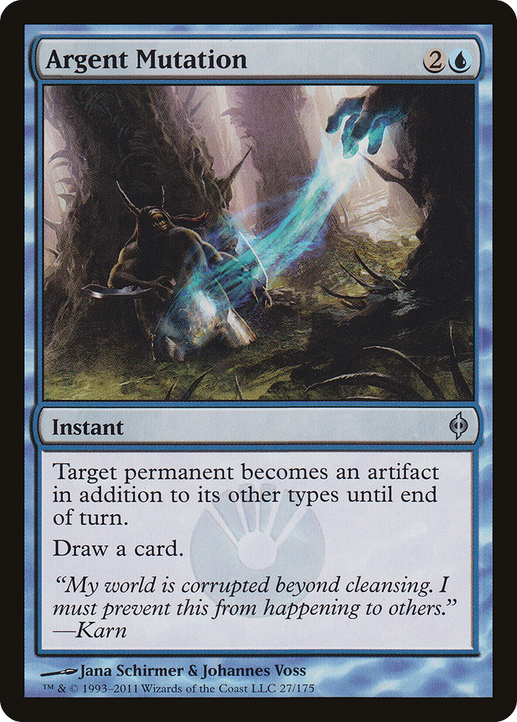 Argent Mutation — New Phyrexia — Magic: The Gathering