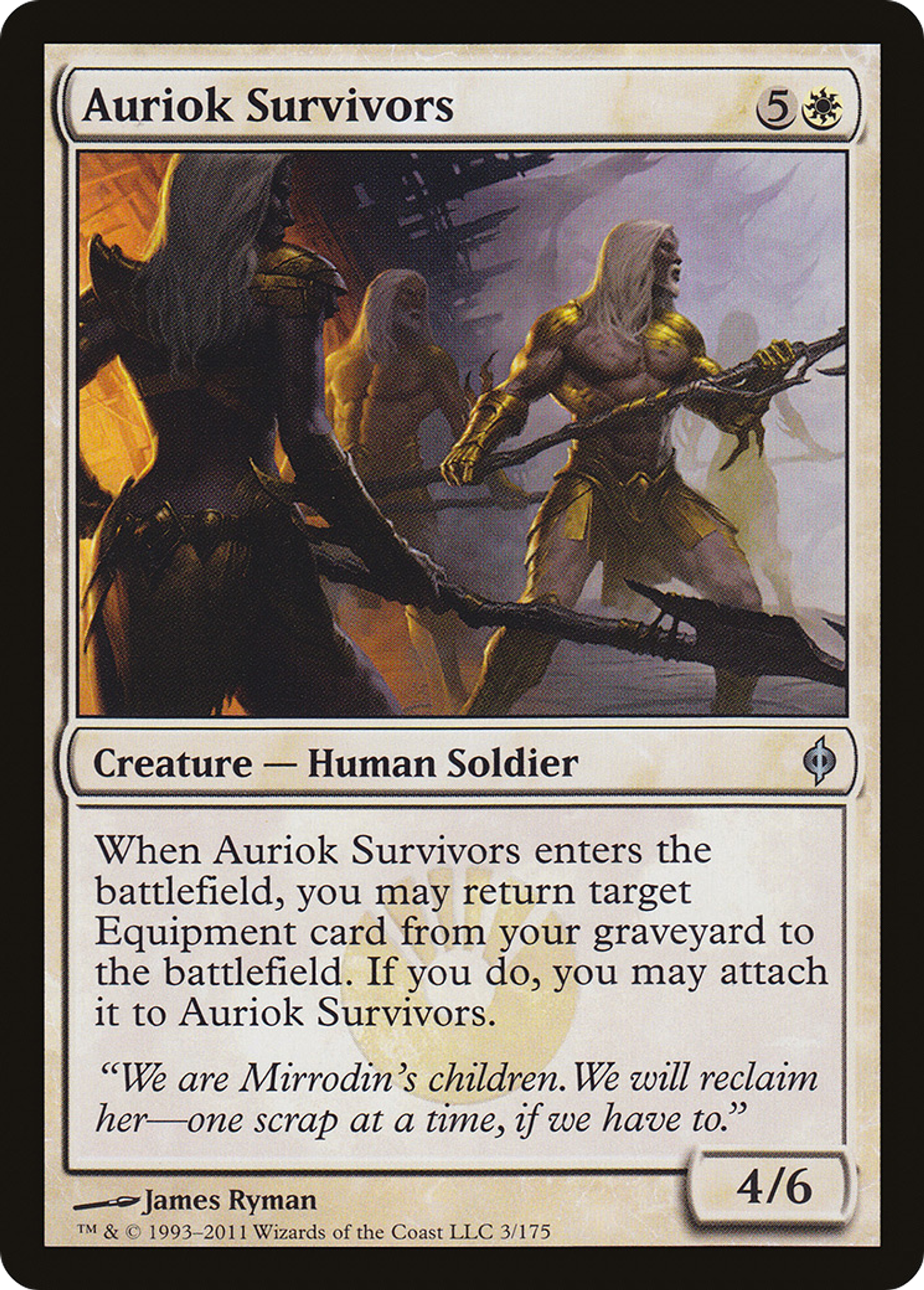 Auriok Survivors — New Phyrexia — Magic: The Gathering