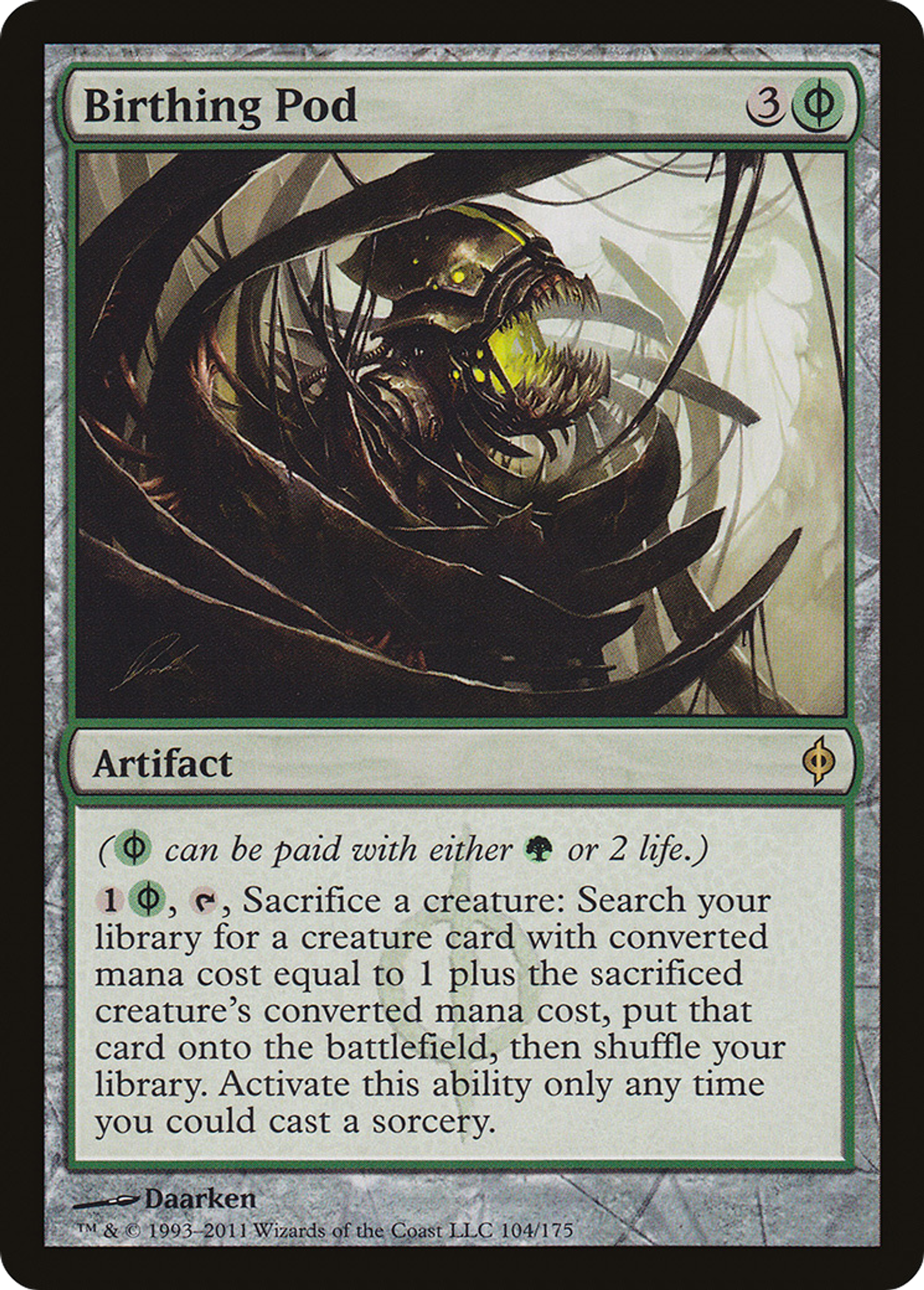 Birthing Pod — New Phyrexia — Magic: The Gathering