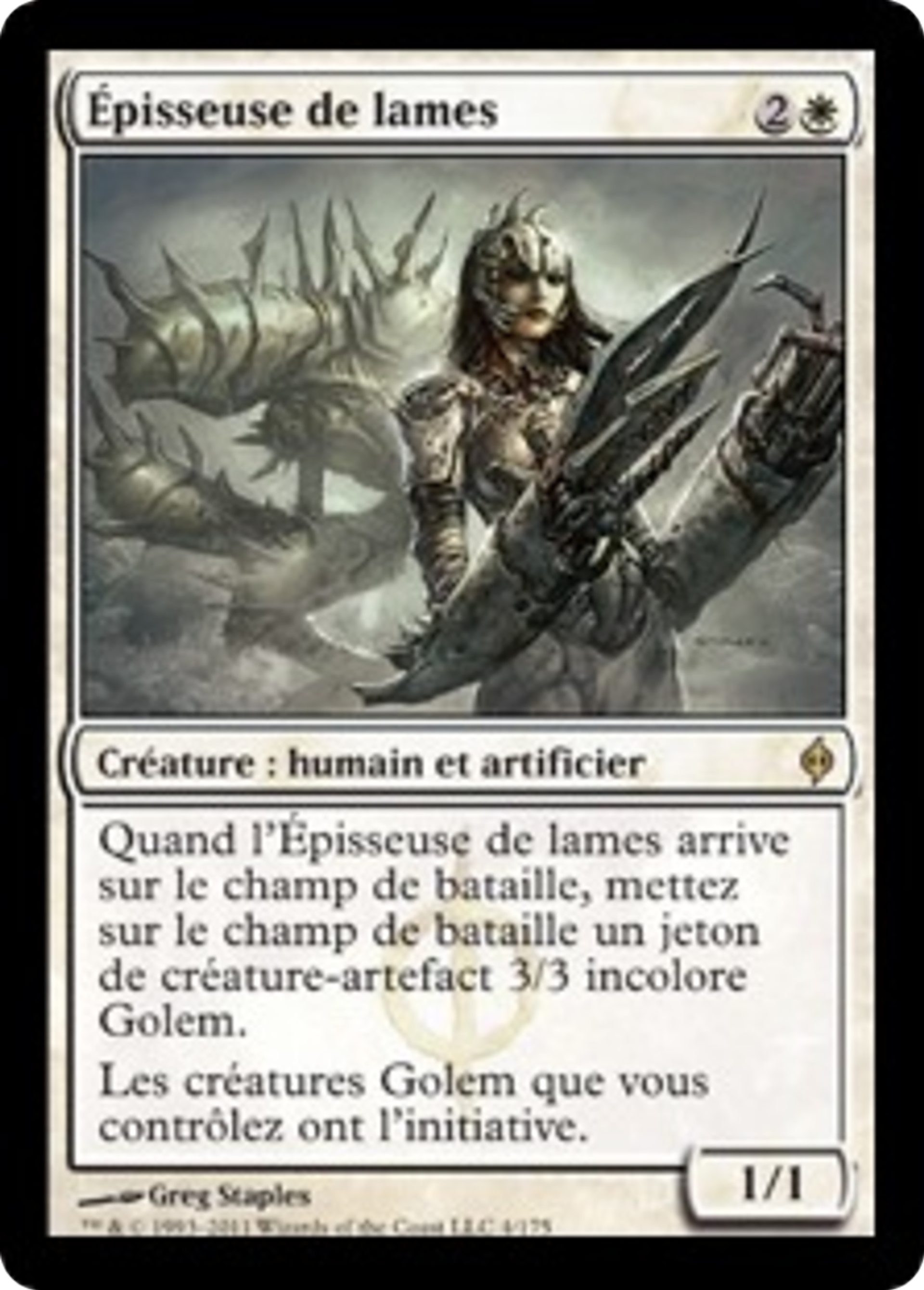 Épisseuse de lames — New Phyrexia — Magic: The Gathering