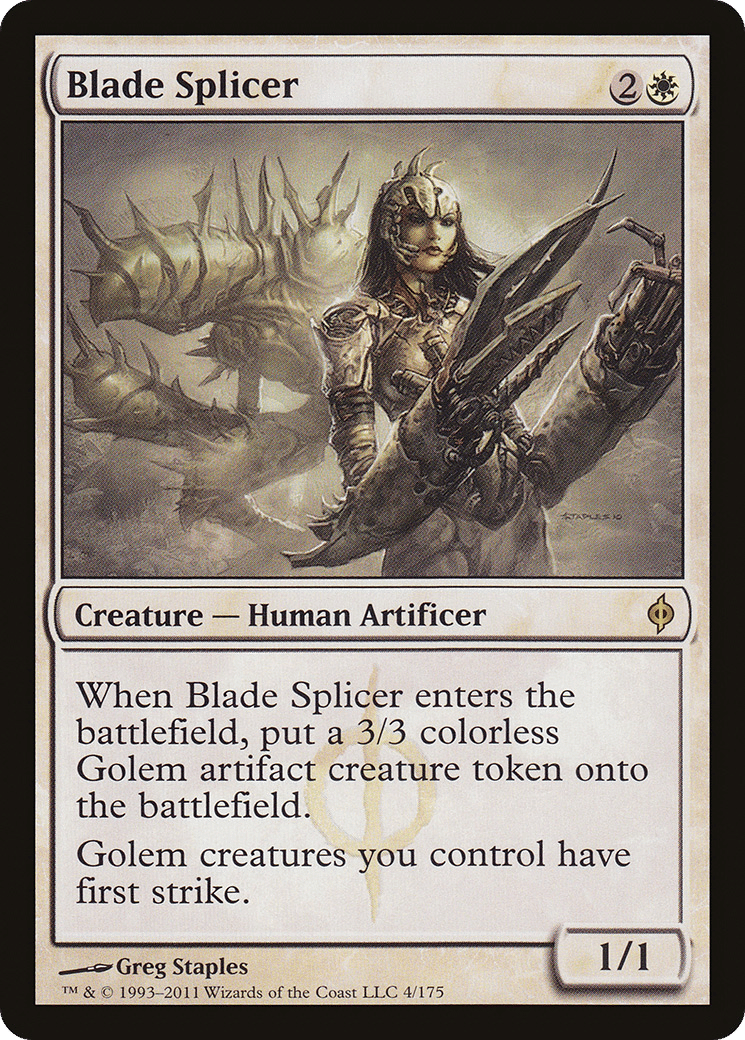 Blade Splicer — New Phyrexia — Magic: The Gathering