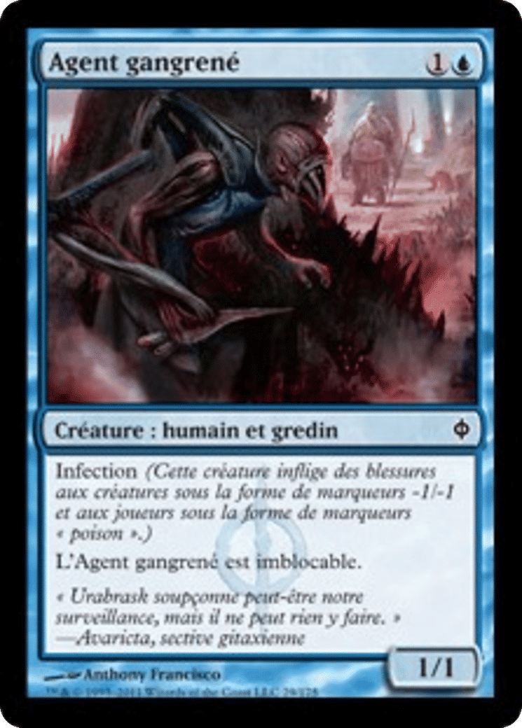 Agent gangrené — New Phyrexia — Magic: The Gathering