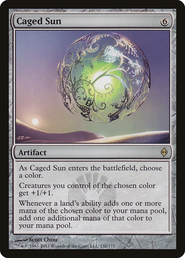 Caged Sun — New Phyrexia — Magic: The Gathering