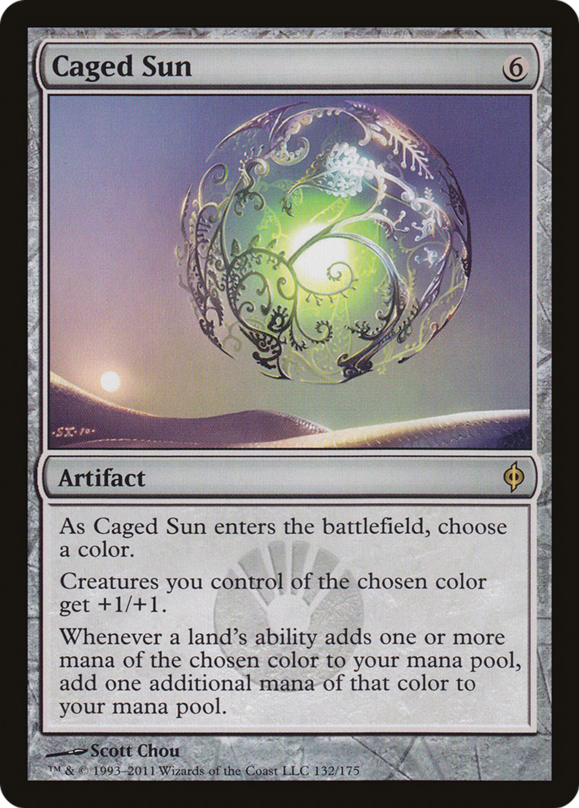 Caged Sun — New Phyrexia — Magic: The Gathering