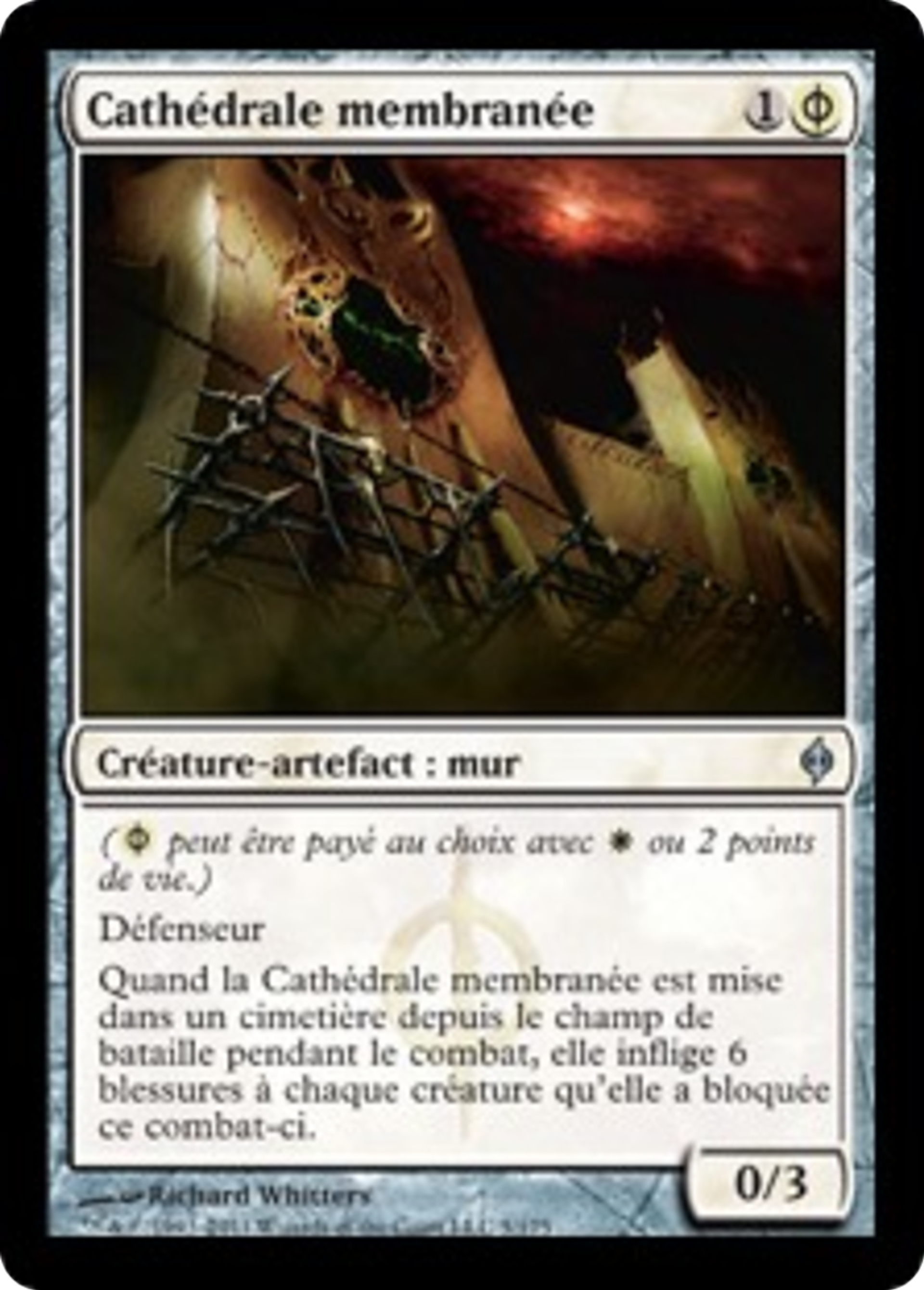 Cathédrale membranée — New Phyrexia — Magic: The Gathering
