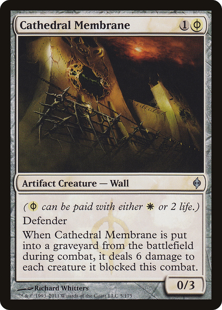 Cathedral Membrane — New Phyrexia — Magic: The Gathering