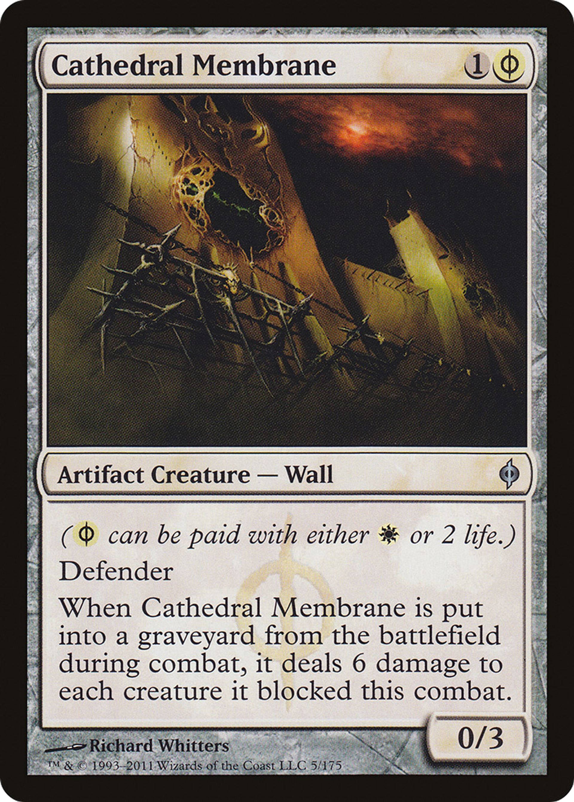 Cathedral Membrane — New Phyrexia — Magic: The Gathering