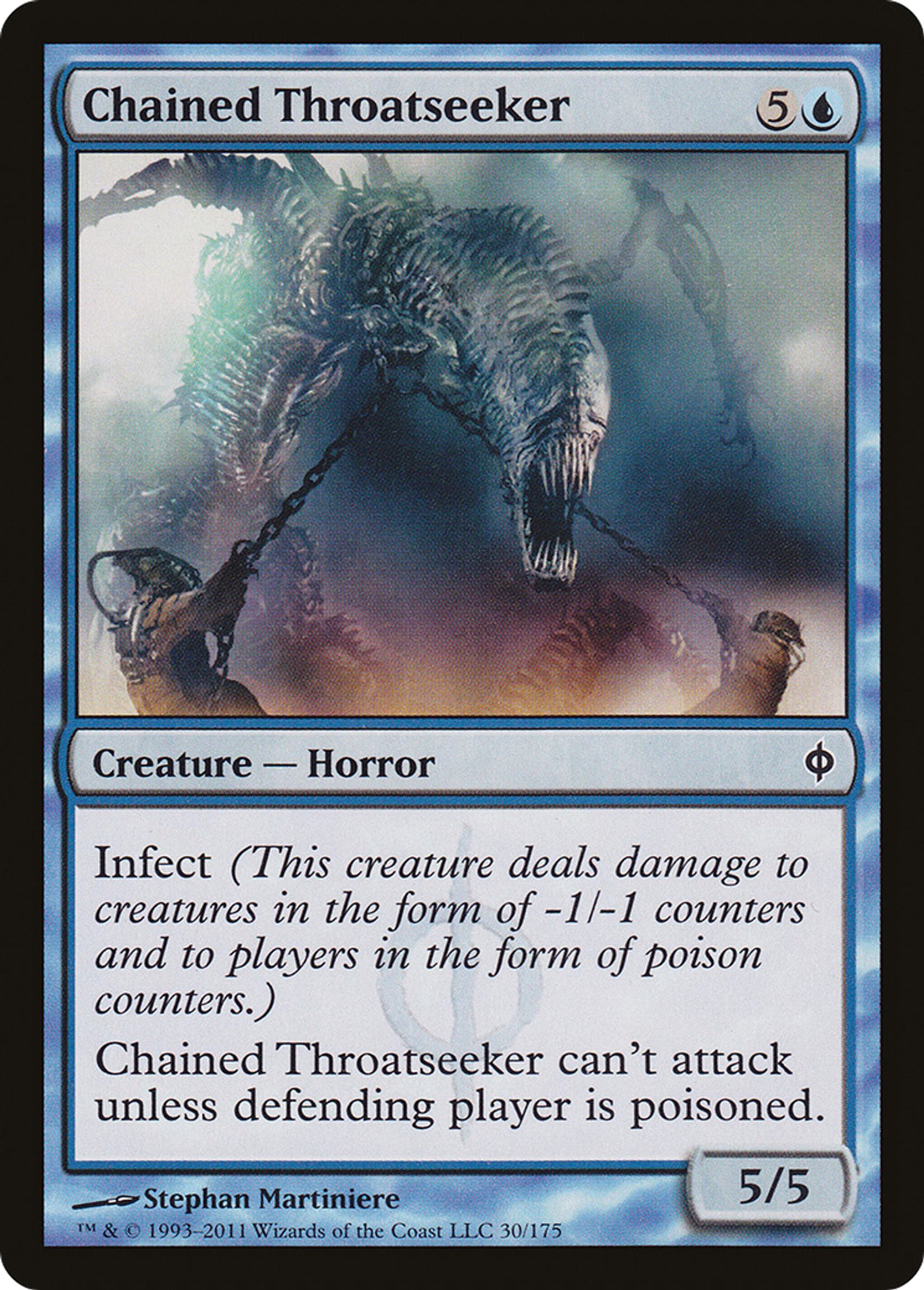 Traquegorge enchaîné — New Phyrexia — Magic: The Gathering