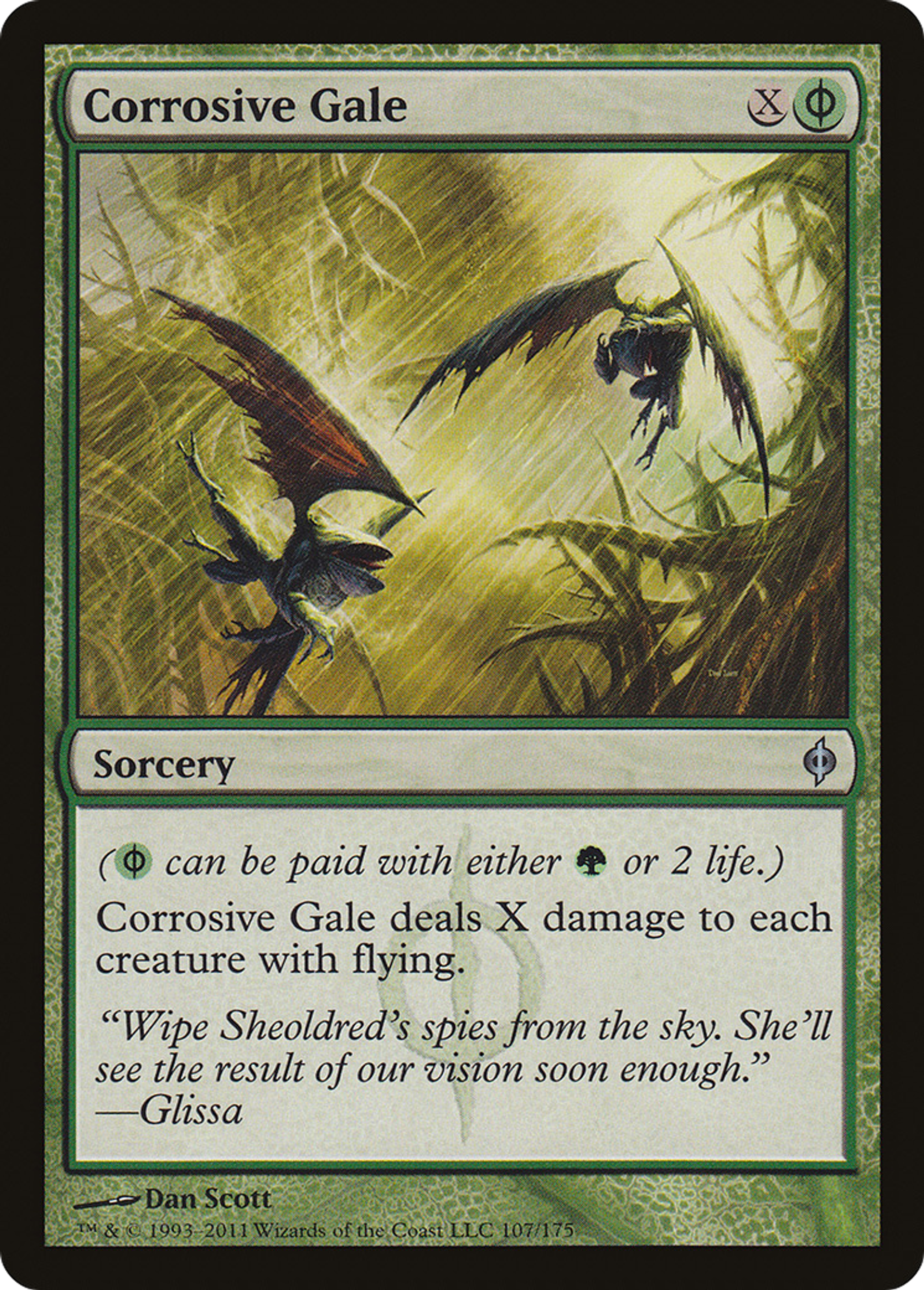 Corrosive Gale — New Phyrexia — Magic: The Gathering