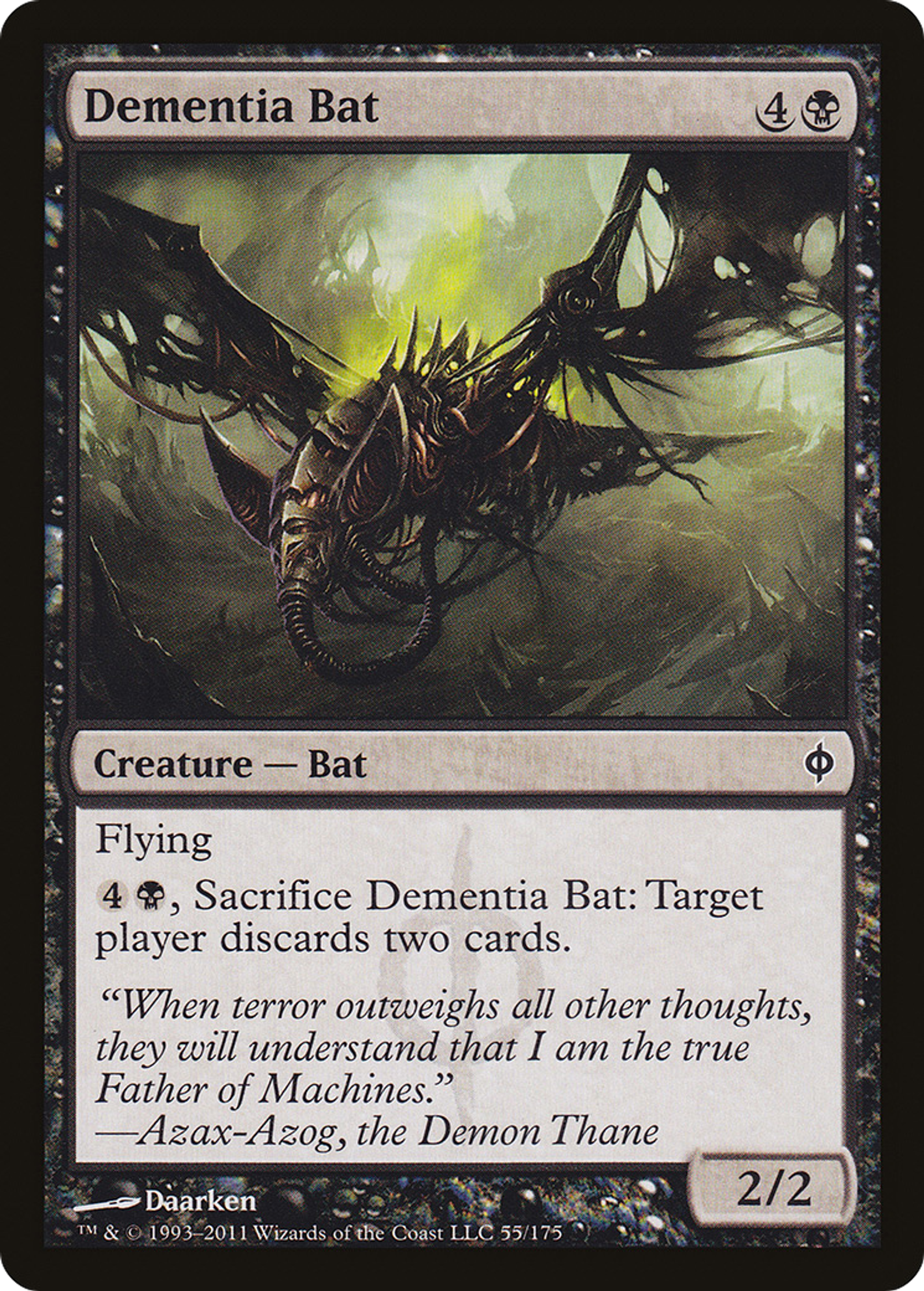 Dementia Bat — New Phyrexia — Magic: The Gathering