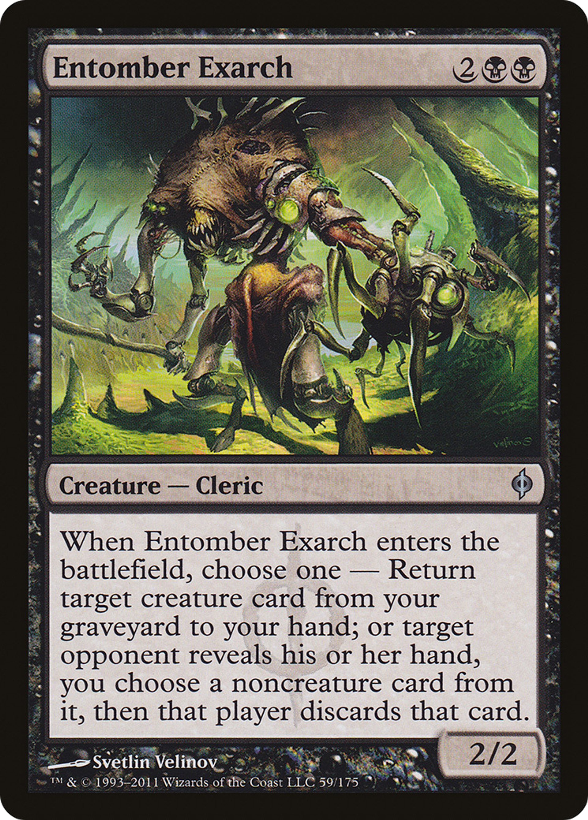 Entomber Exarch — New Phyrexia — Magic: The Gathering