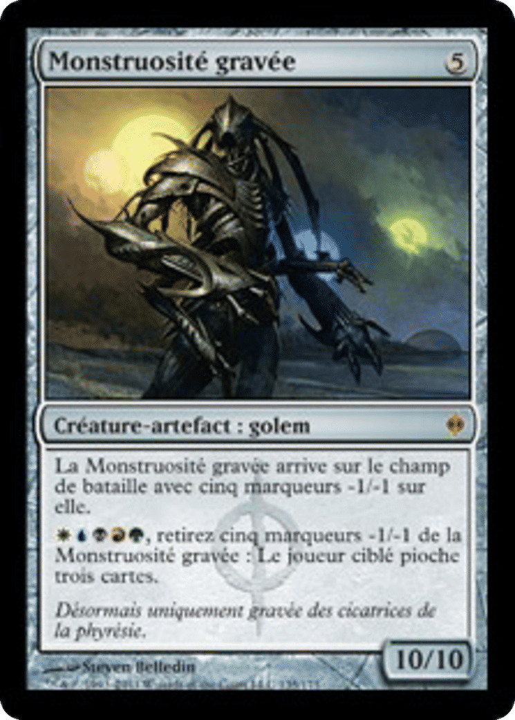 Monstruosité gravée — New Phyrexia — Magic: The Gathering