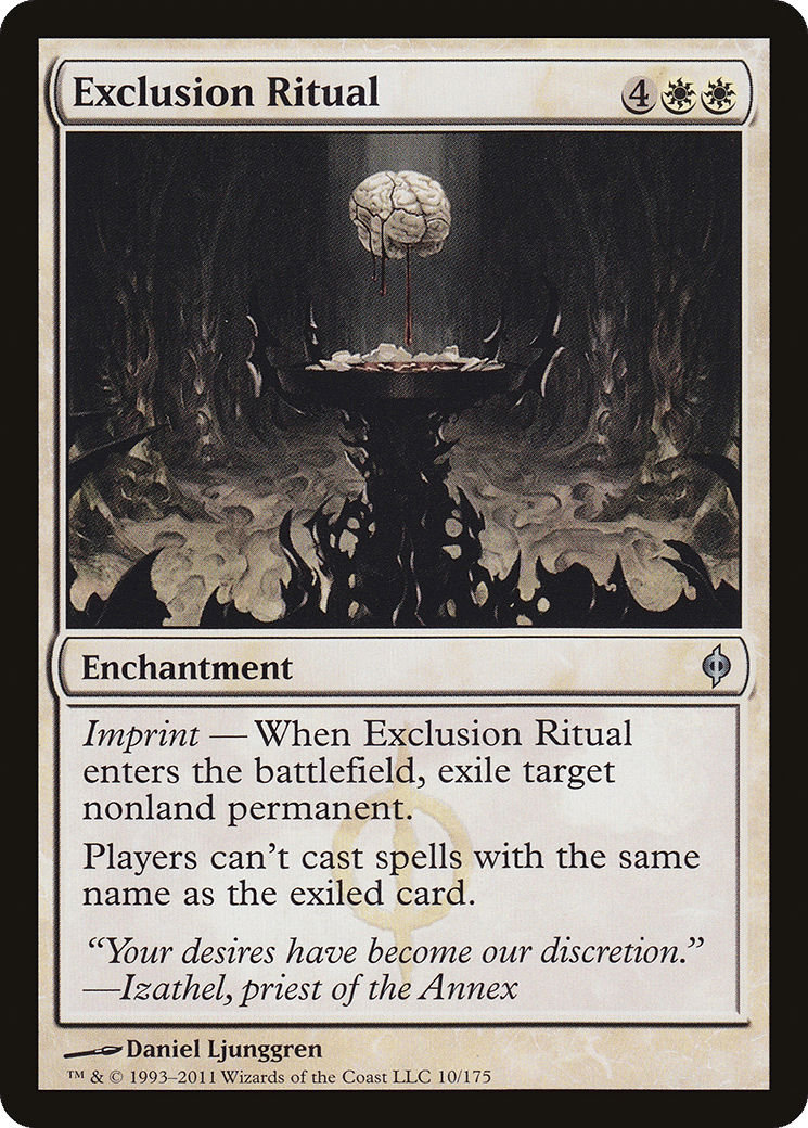 Exclusion Ritual — New Phyrexia — Magic: The Gathering